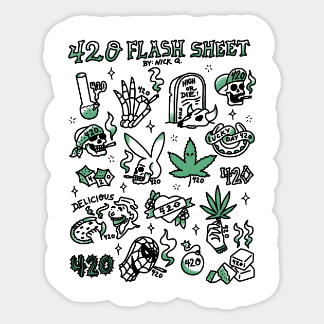 Share 63+ 420 tattoo specials in.cdgdbentre